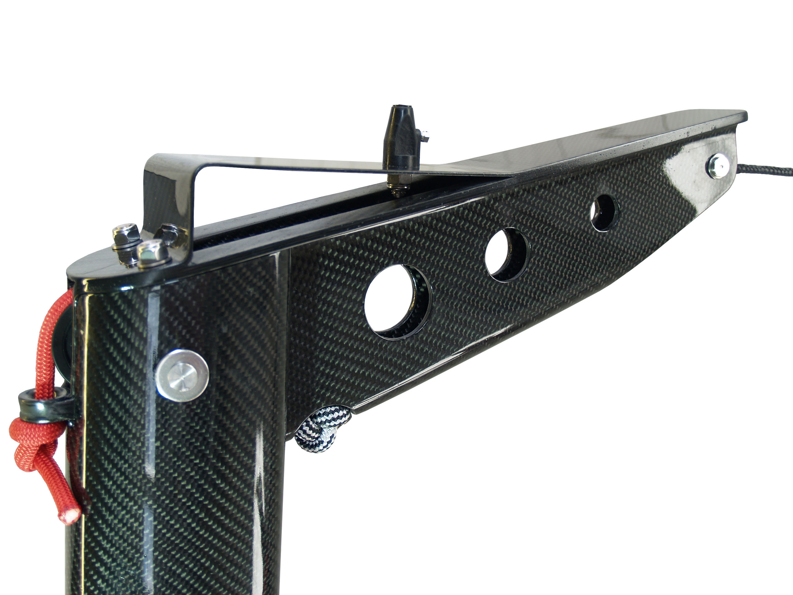 CUL-Masten Topbeschlag mit Galgen und Halterung für Windmessanlage